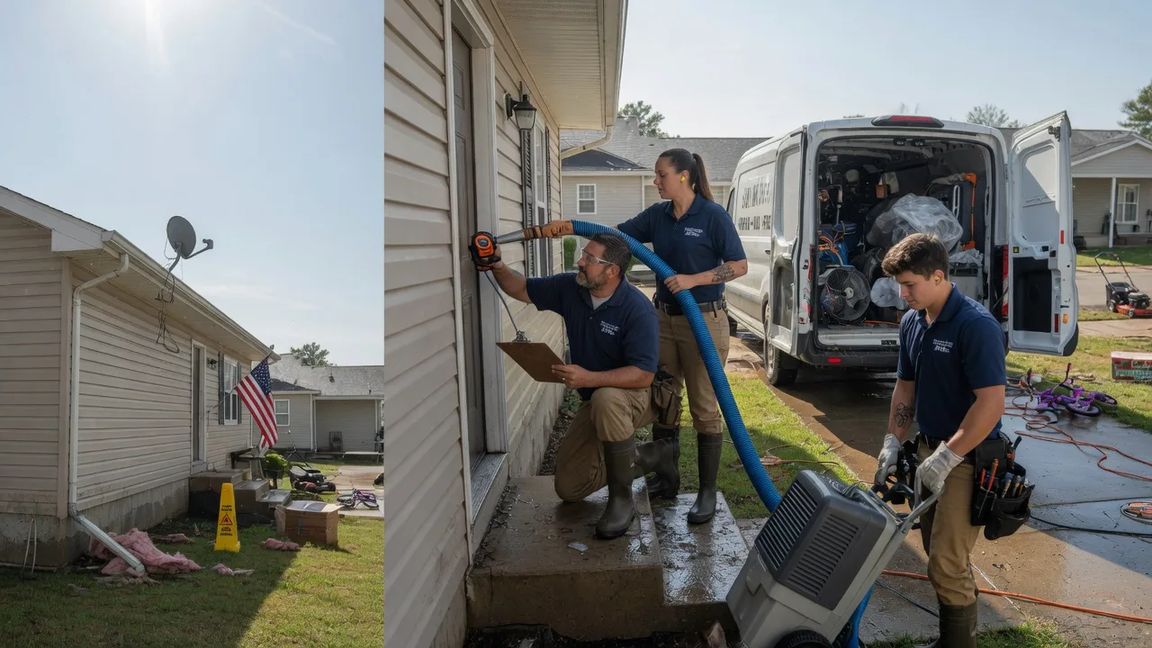 Ceiling Water Damage Restoration in Williamsburg, OH near me